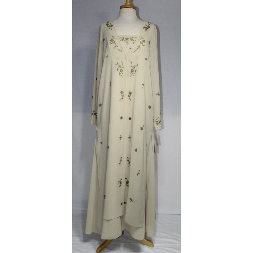 Poly USA #5392 Chiffon Mother of the Bride or Groom-SIZE L-GOLD-NEW W/Tags - Picture 1 of 6